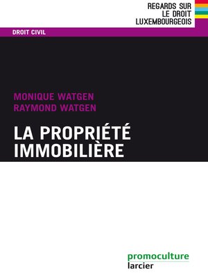 cover image of La propriété immobilière